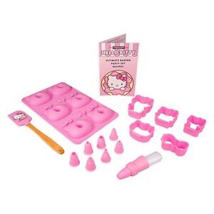 Hello Kitty Ultimate Baking Party Set 21-Piece Donut Mold Cookie Cutters & More